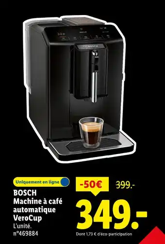 Lidl BOSCH Machine à café automatique VeroCup offre
