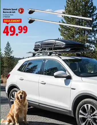 Lidl ULTIMATE SPEED Barres de toit offre