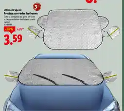 Lidl ULTIMATE SPEED Protège pare-brise isotherme offre