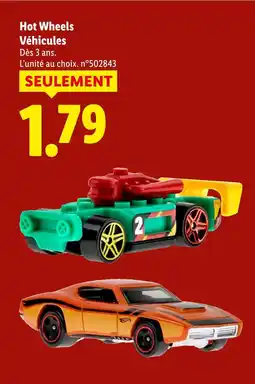 Lidl HOT WHEELS Véhicules offre
