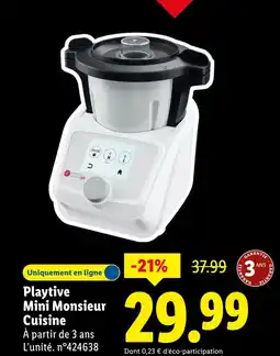 Lidl PLAYTIVE Mini Monsieur Cuisine offre