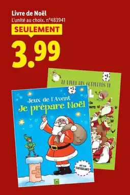 Lidl Livre de Noël offre