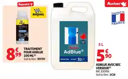Auchan Adblue avec bec verseur offre