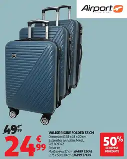 Auchan Valise rigide folded offre