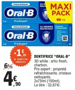 E.Leclerc Oral-b - dentifrice offre