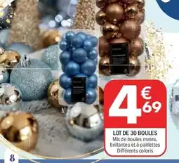 La Foir'Fouille Lot de 30 boules offre