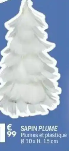 La Foir'Fouille SAPIN PLUME offre