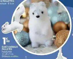 La Foir'Fouille Sujet animaux pailletés offre