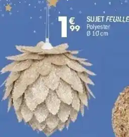 La Foir'Fouille Sujet feuille offre