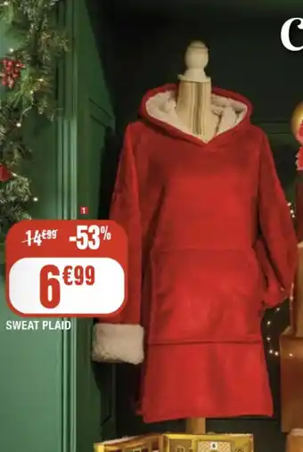 La Foir'Fouille Sweat plaid offre