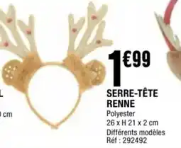 La Foir'Fouille Serre-tête renne offre