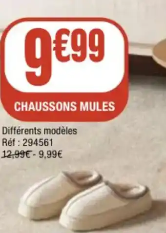 La Foir'Fouille Chaussons mules offre
