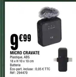 La Foir'Fouille Micro cravate offre