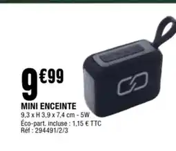 La Foir'Fouille Mini enceinte offre