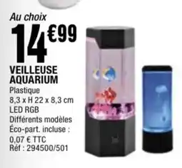 La Foir'Fouille Veilleuse aquarium offre