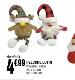 La Foir'Fouille Peluche lutin offre