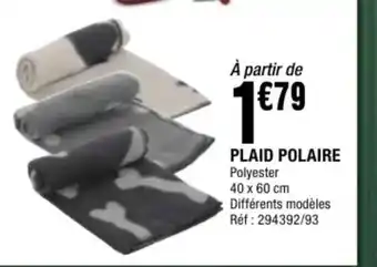La Foir'Fouille Plaid polaire offre