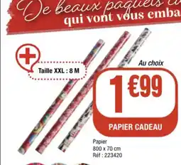 La Foir'Fouille Papier cadeau offre