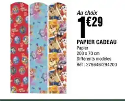 La Foir'Fouille Papier cadeau offre