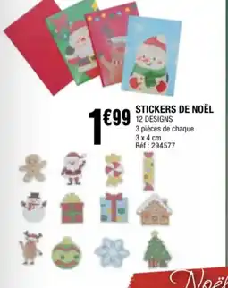 La Foir'Fouille Stickers de noël offre