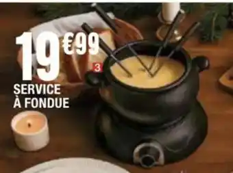 La Foir'Fouille Service à fondue offre