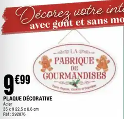 La Foir'Fouille Plaque décorative offre
