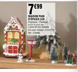 La Foir'Fouille Maison pain d'épices led offre