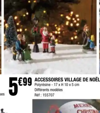 La Foir'Fouille Accessoires village de noël offre