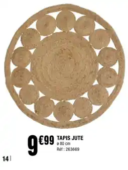 La Foir'Fouille Tapis jute offre