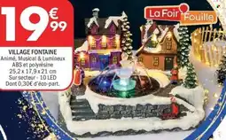 La Foir'Fouille Village fontaine offre