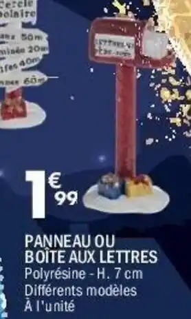 La Foir'Fouille Panneau ou boîte aux lettres offre