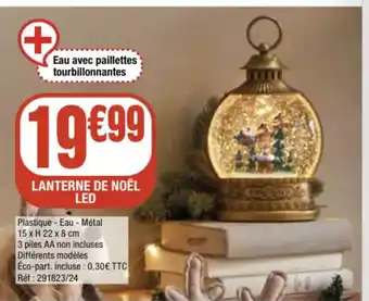 La Foir'Fouille Lanterne de noël led offre