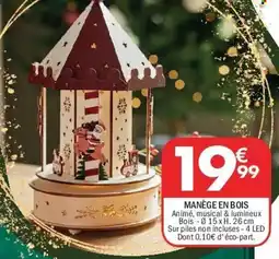 La Foir'Fouille Manège en bois offre