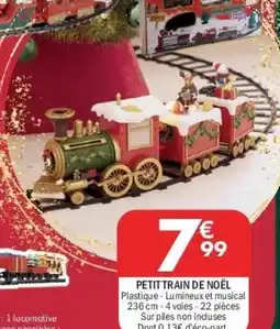 La Foir'Fouille Petit train de noël offre