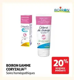 Auchan Parapharmacie BOIRON Gamme coryzalia offre