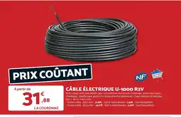 Bricomarché Câble électrique u-1000 r2v offre