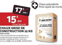 Bricomarché Chaux grise de construction offre