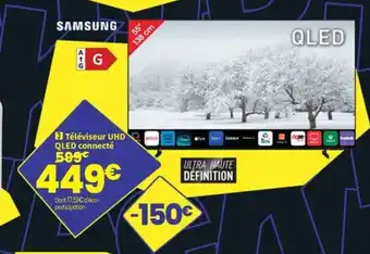 Conforama SAMSUNG Téléviseur UHD QLED connecté offre