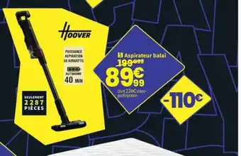 Conforama HOOVER Aspirateur balai offre