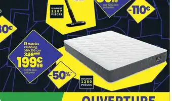Conforama Matelas Clubbing offre