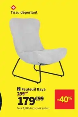 Conforama Fauteuil Baya offre