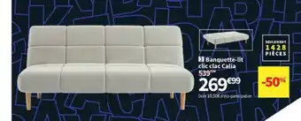 Conforama Banquette-lit clic clac Calia offre