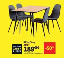 Conforama Set Tony offre