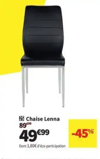 Conforama Chaise Lenna offre