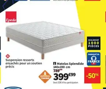 Conforama Matelas Splendide offre