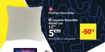 Conforama Coussin Doucette offre