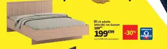Conforama Lit adulte Sunset offre