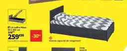 Conforama Lit coffre Pilow offre