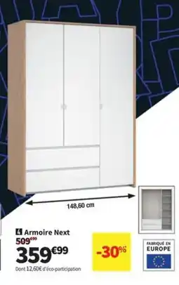Conforama Armoire Next offre