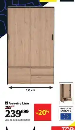 Conforama Armoire Line offre